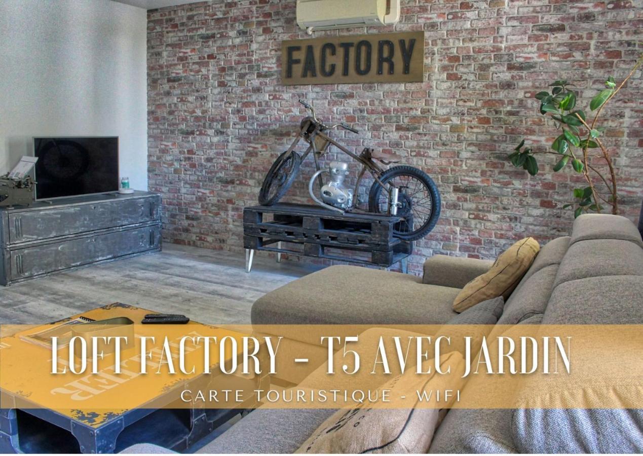 The Loft Factory 4 Chambres Vue Garonne + Jardin Lormont Exterior foto